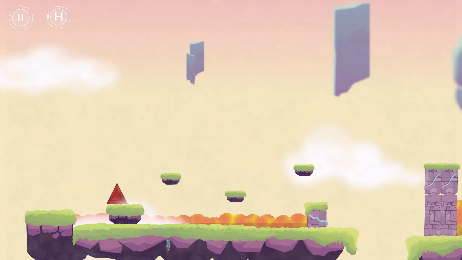 Shape Shifters platforming level